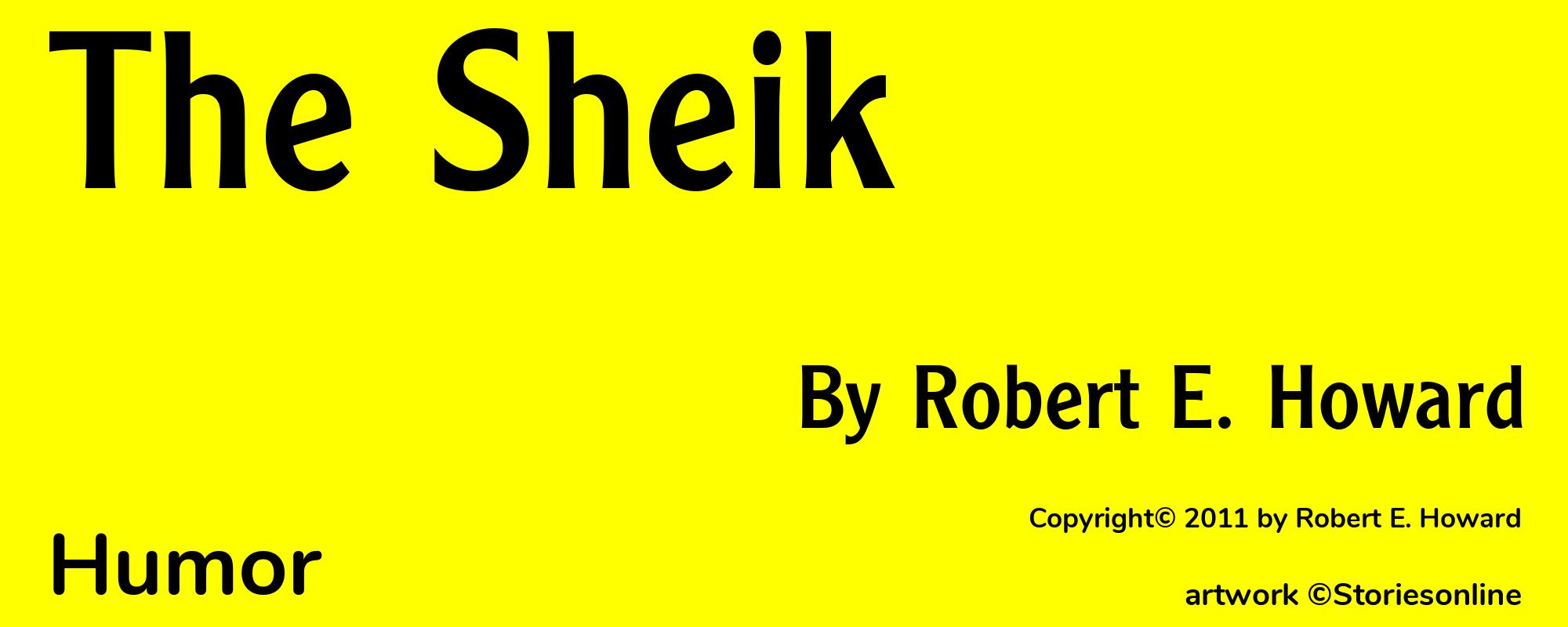 The Sheik - Cover