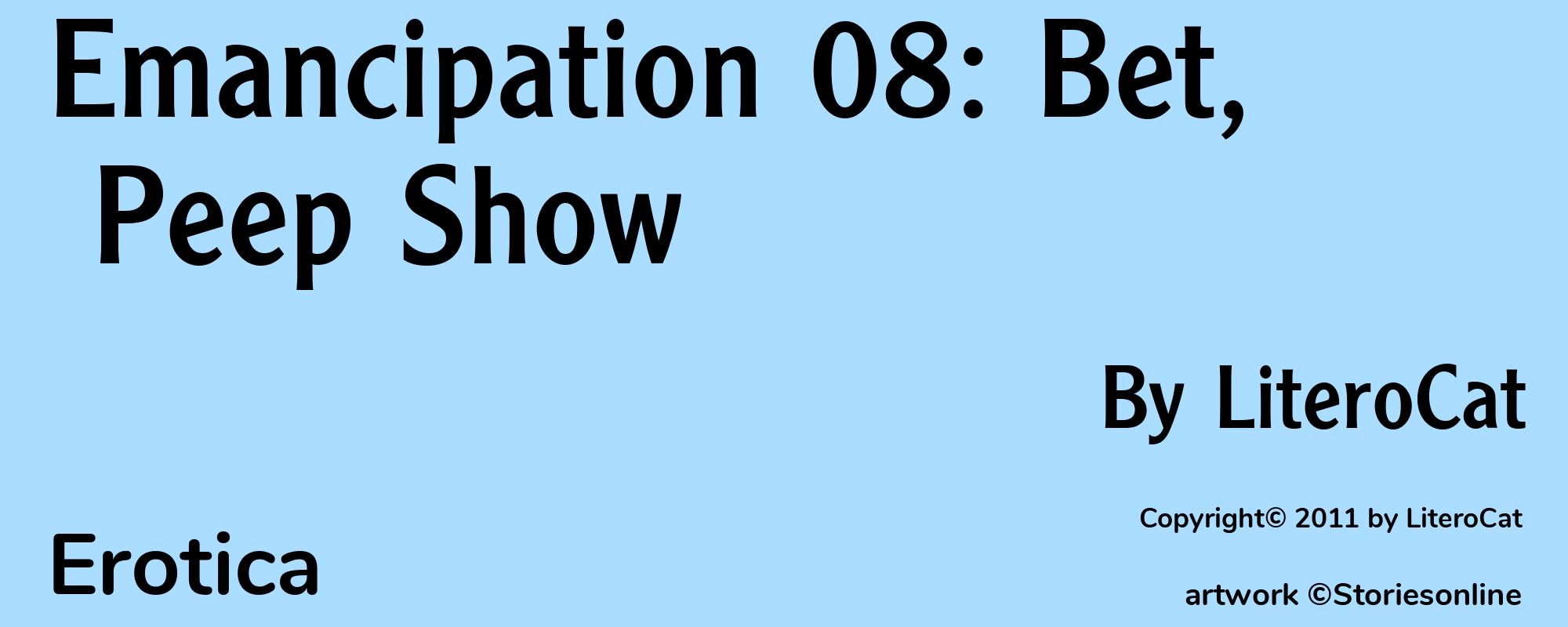 Emancipation 08: Bet, Peep Show - Cover