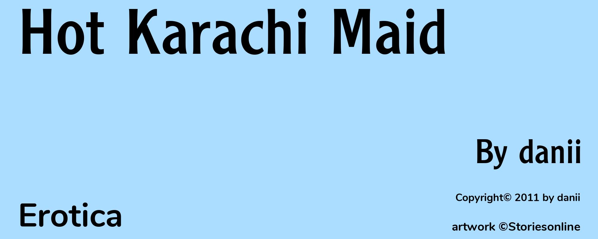 Hot Karachi Maid - Cover