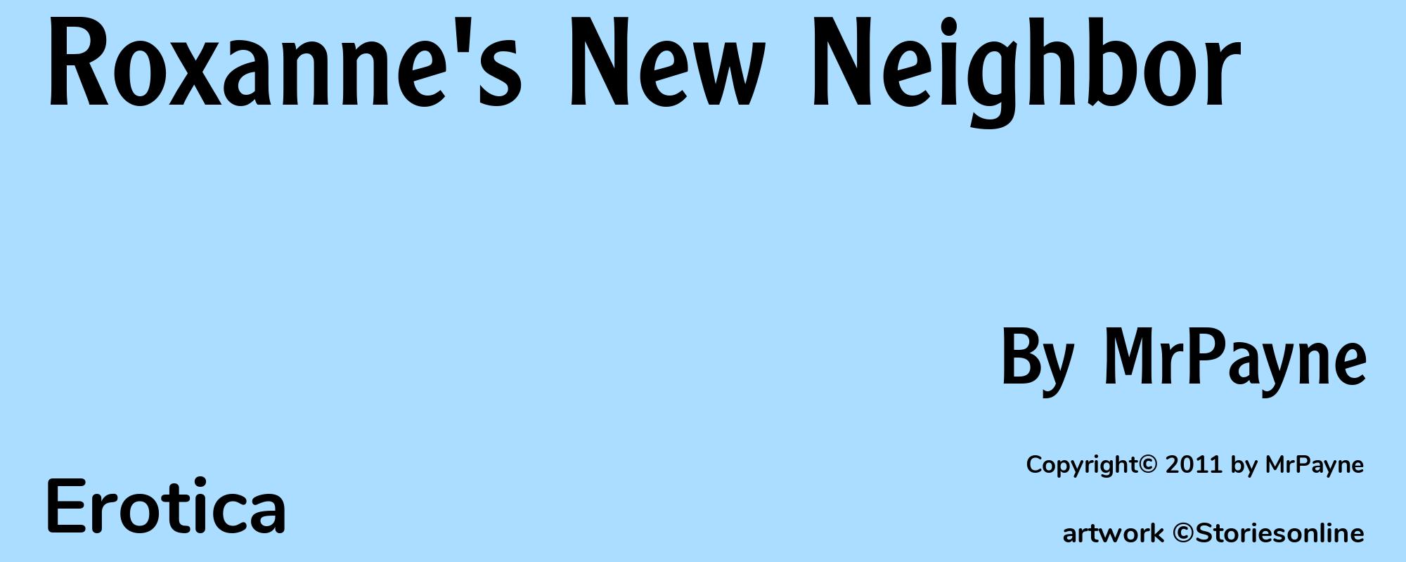 Roxanne's New Neighbor - Cover