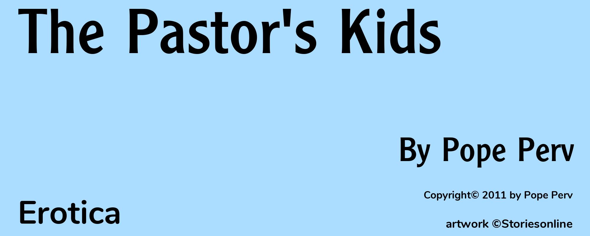 The Pastor's Kids - Cover