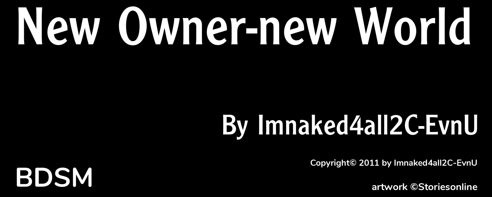 New Owner-new World - Cover