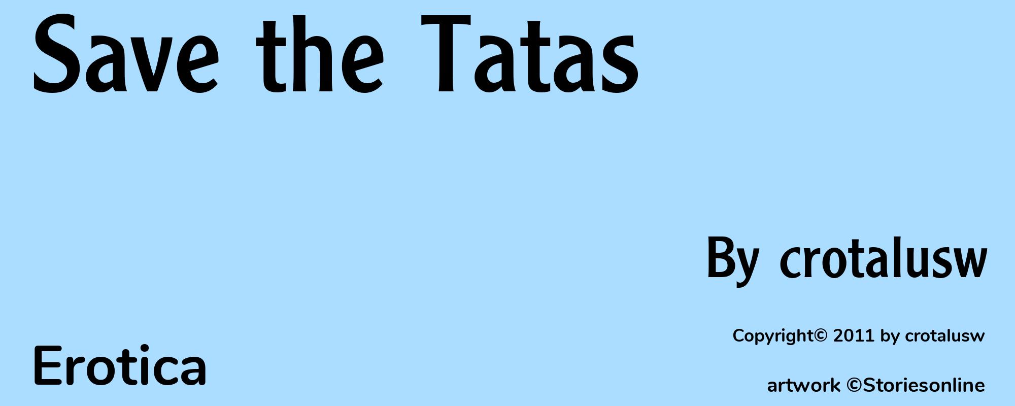 Save the Tatas - Cover