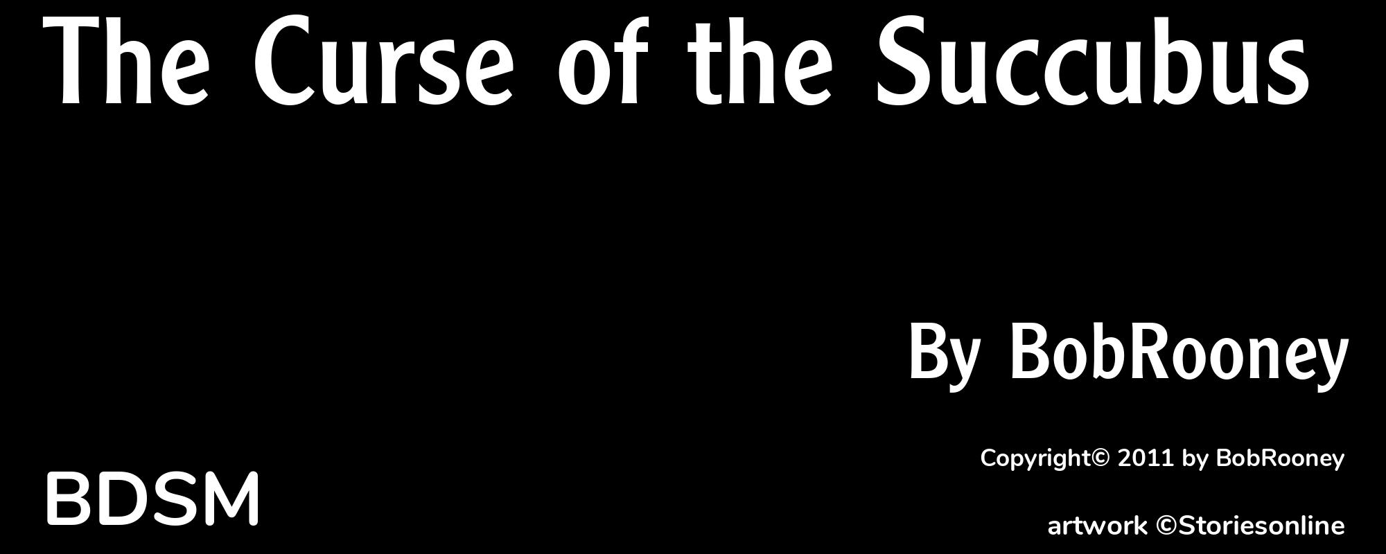 The Curse of the Succubus - Cover