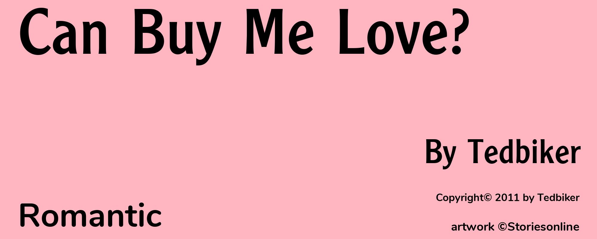 Can Buy Me Love? - Cover