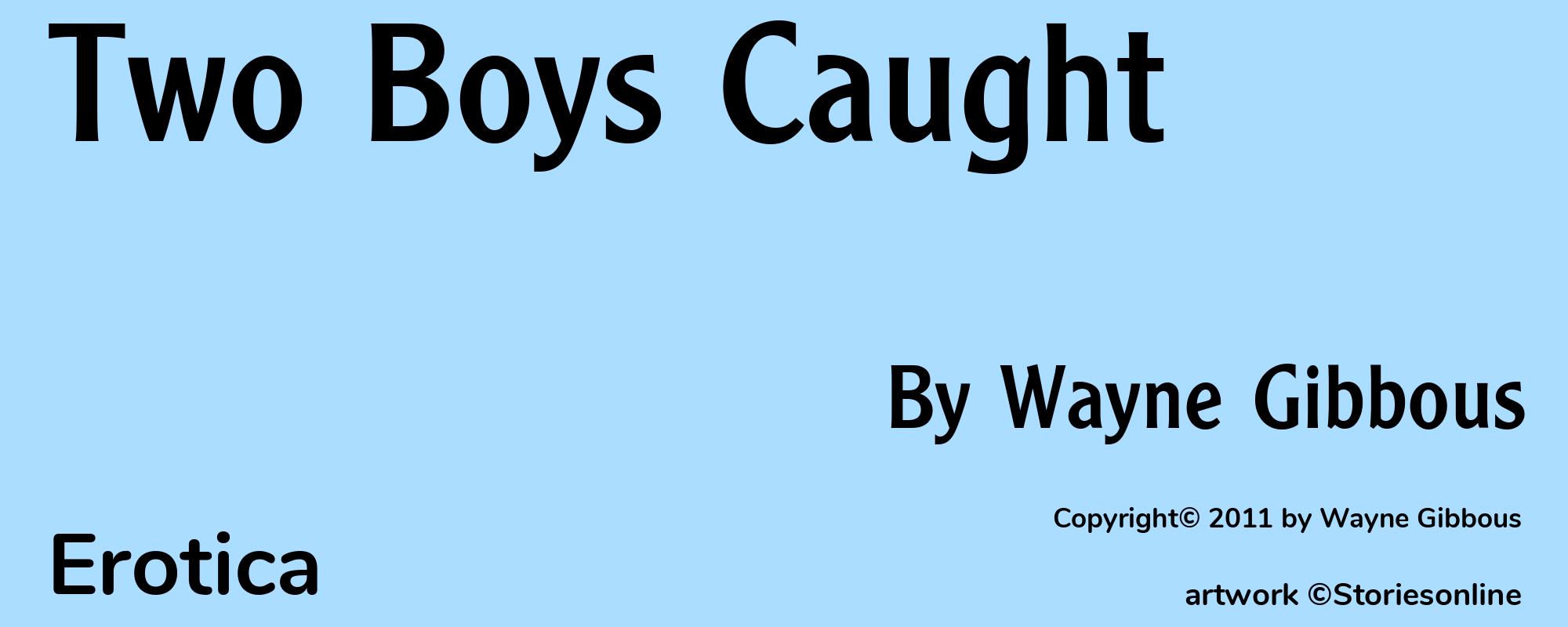 Two Boys Caught - Cover