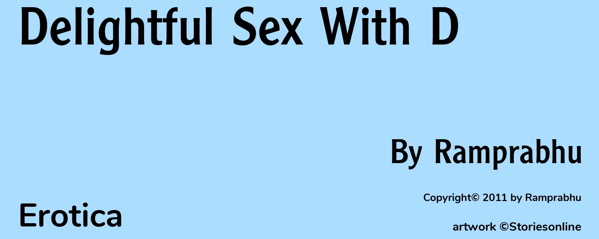 Delightful Sex With D - Cover