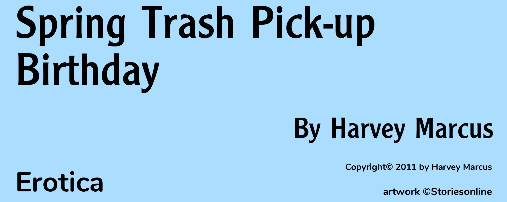 Spring Trash Pick-up Birthday - Cover