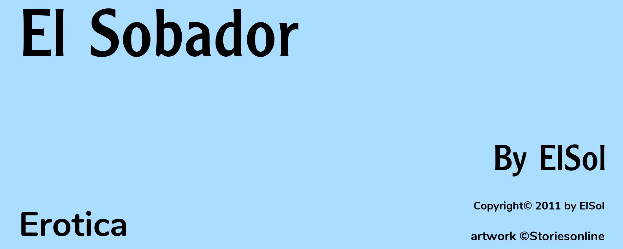 El Sobador - Cover