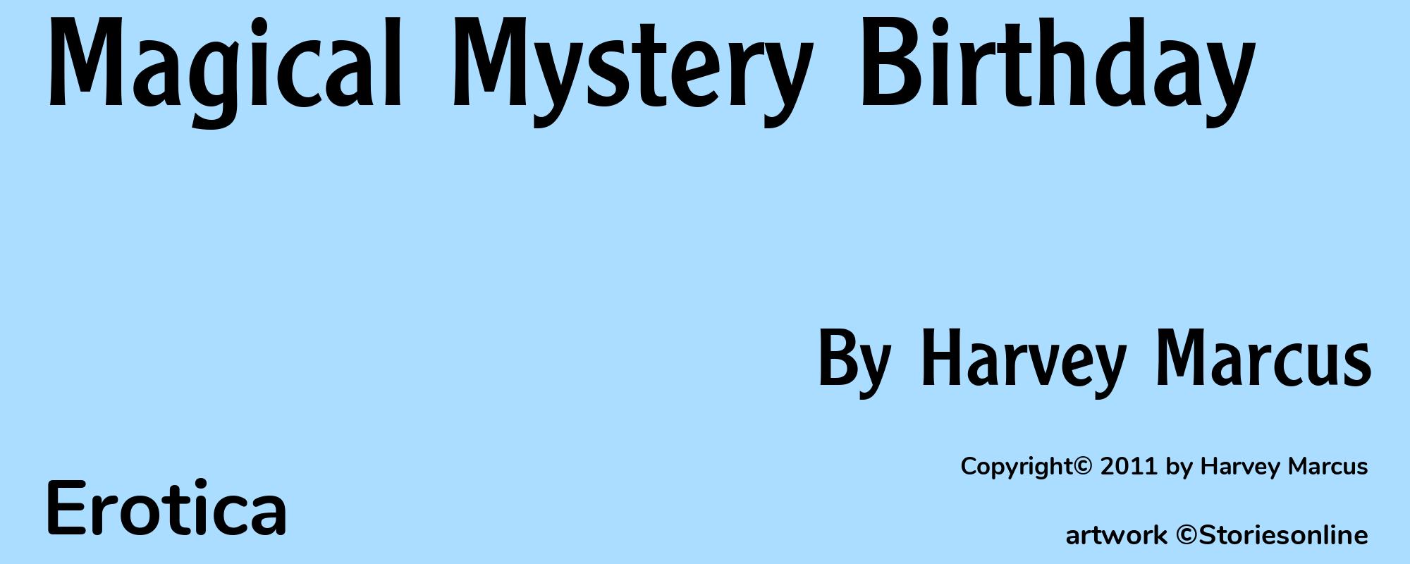 Magical Mystery Birthday - Cover