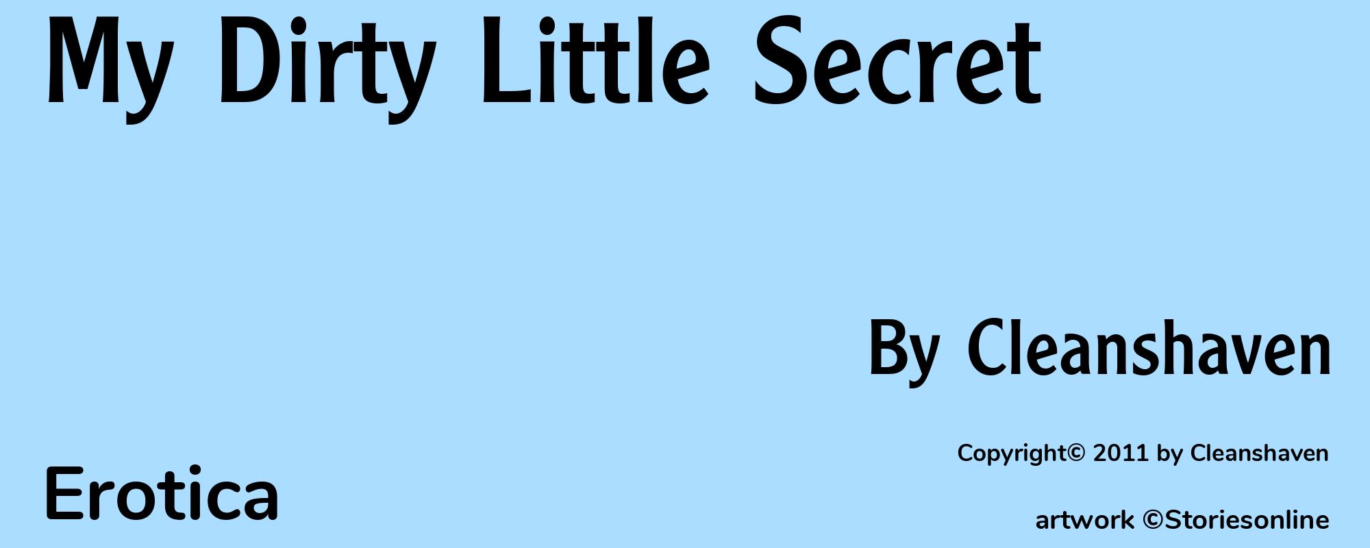My Dirty Little Secret - Cover