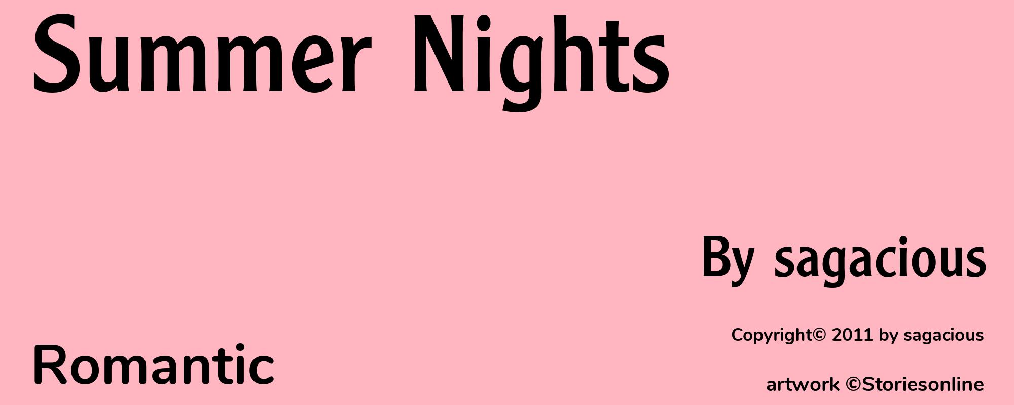 Summer Nights - Cover