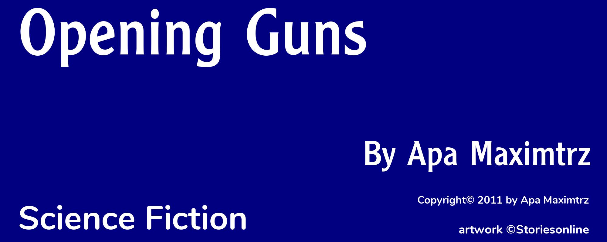 Opening Guns - Cover