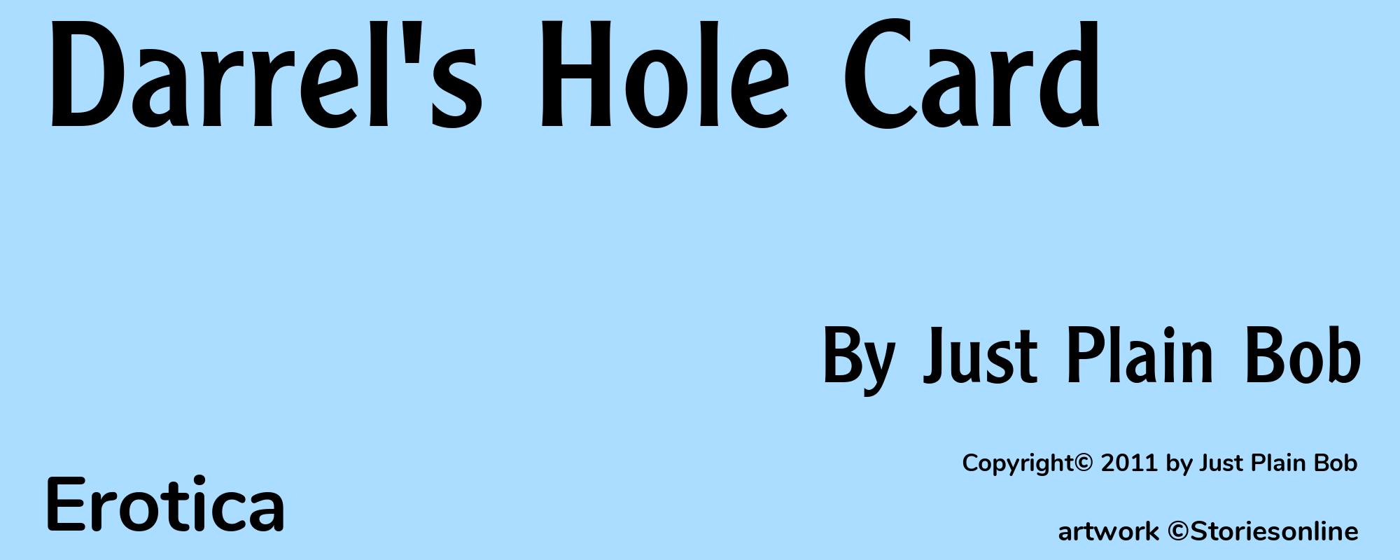 Darrel's Hole Card - Cover