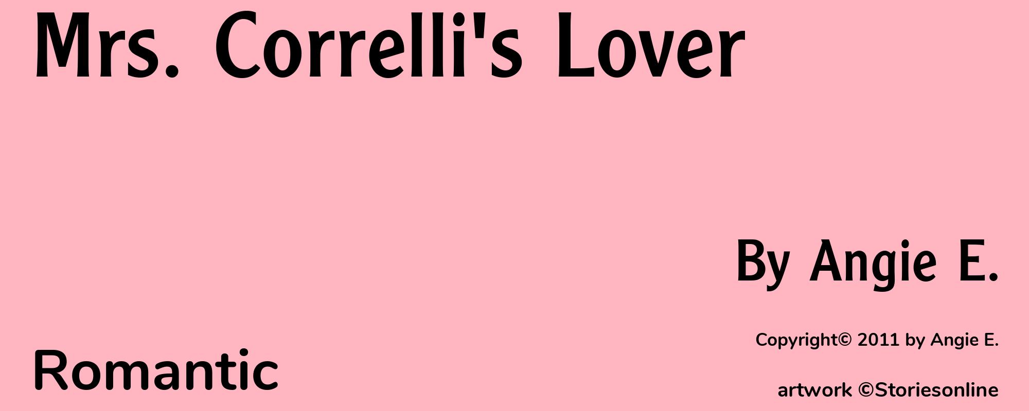 Mrs. Correlli's Lover - Cover