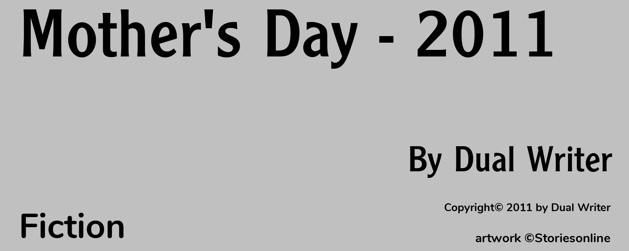 Mother's Day - 2011 - Cover