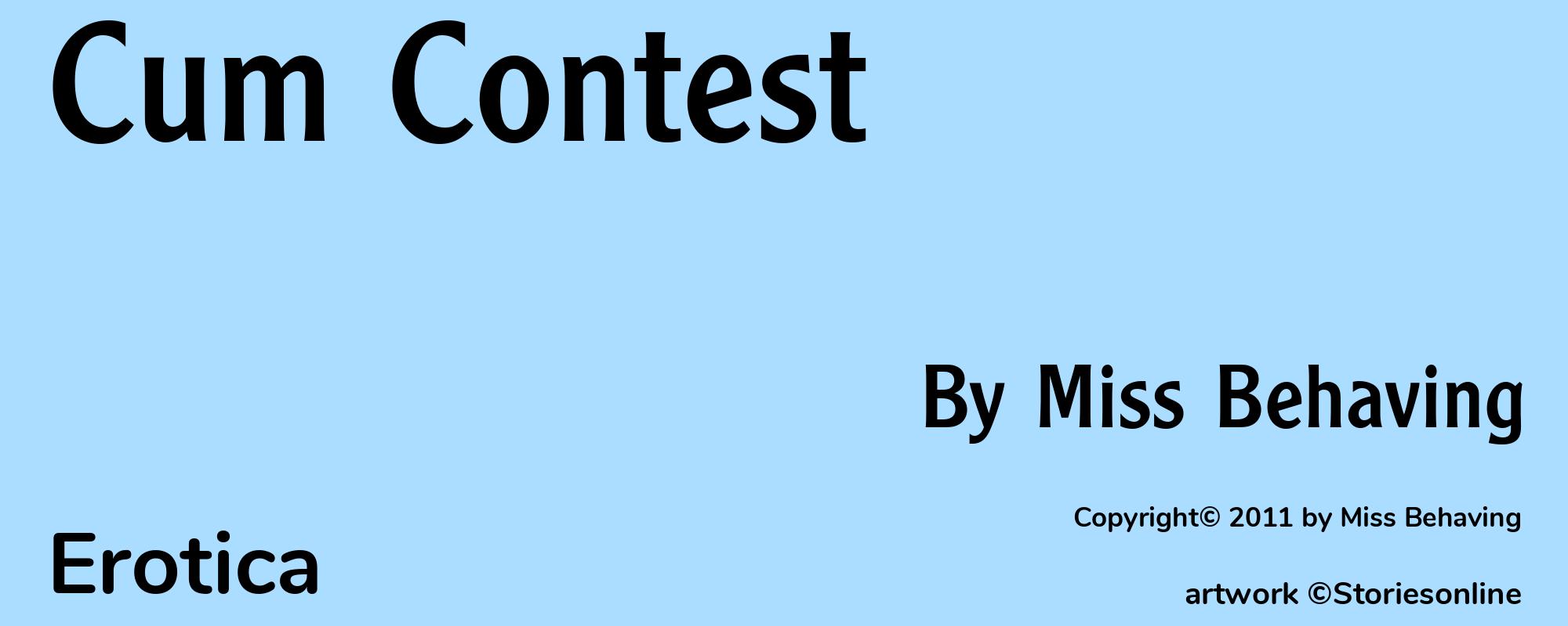 Cum Contest - Cover