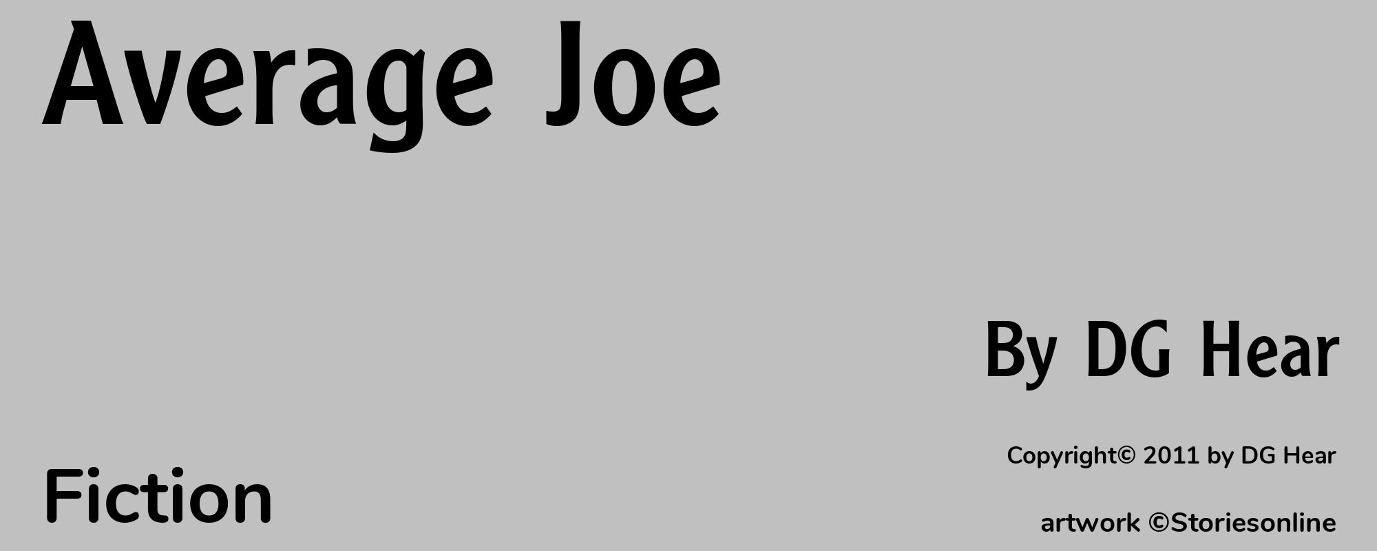 Average Joe - Cover