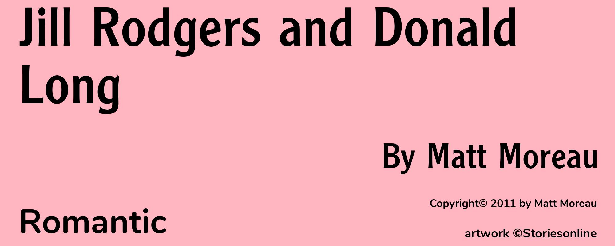 Jill Rodgers and Donald Long - Cover