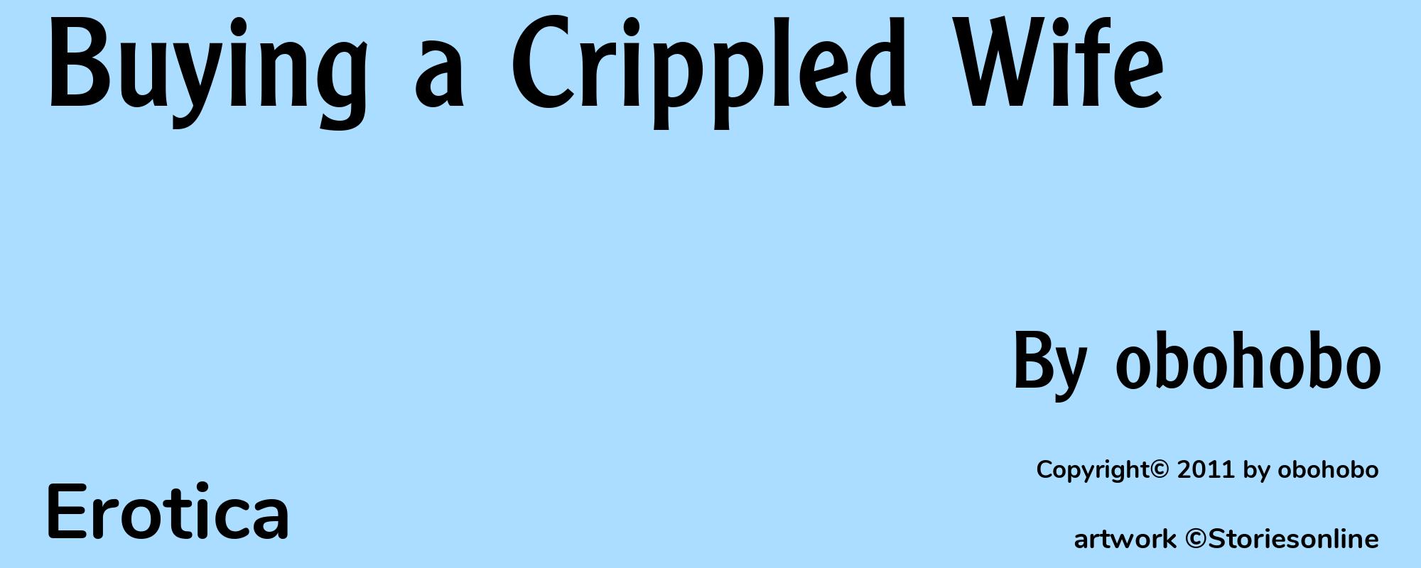 Buying a Crippled Wife - Cover