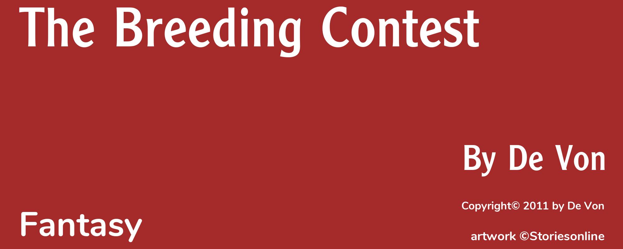 The Breeding Contest - Cover