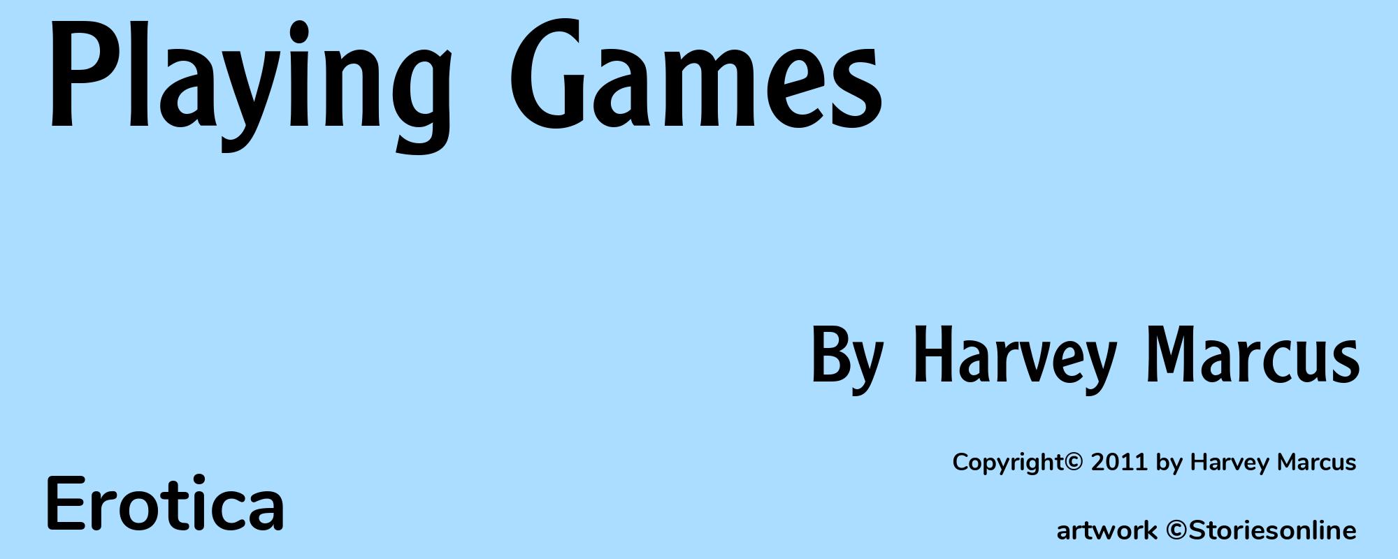 Playing Games - Cover