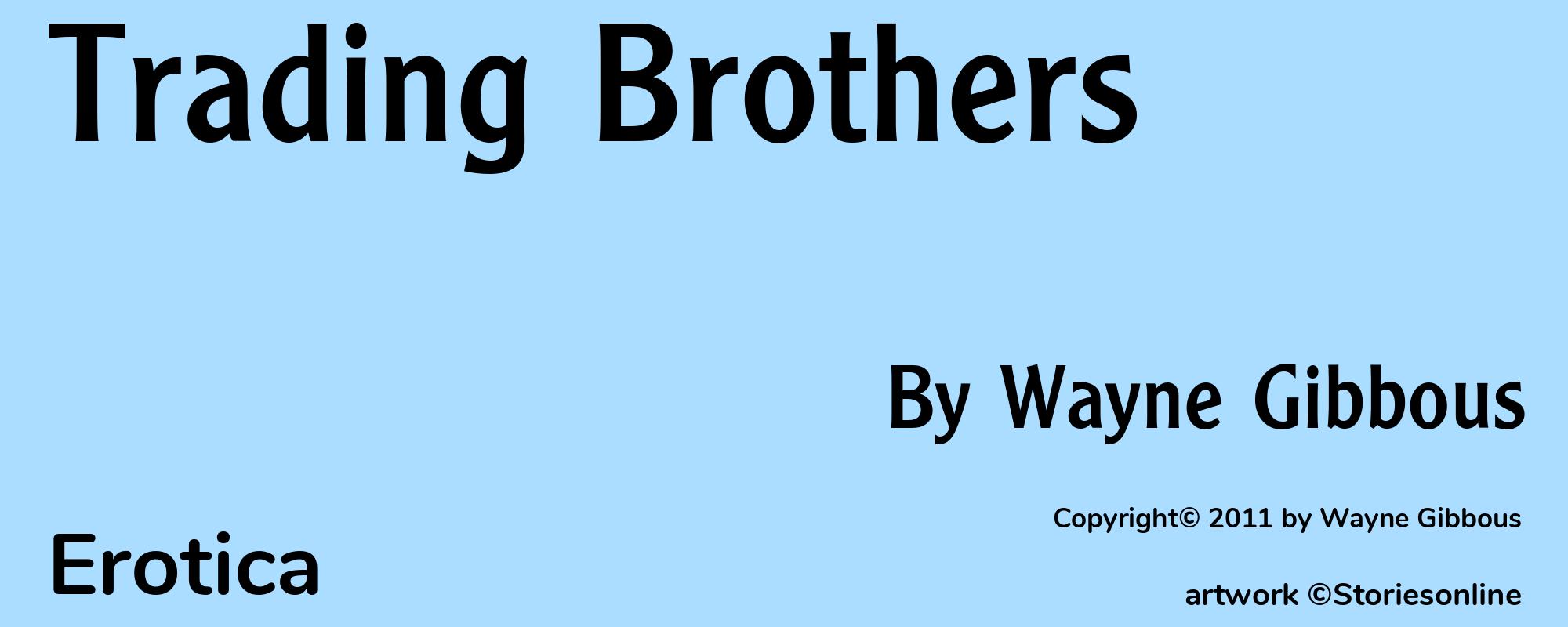 Trading Brothers - Cover