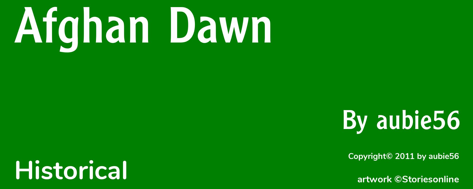 Afghan Dawn - Cover