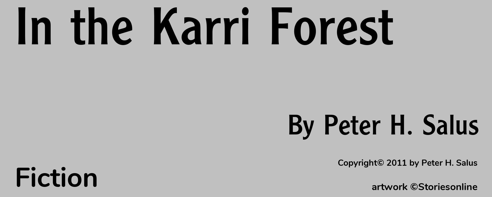 In the Karri Forest - Cover