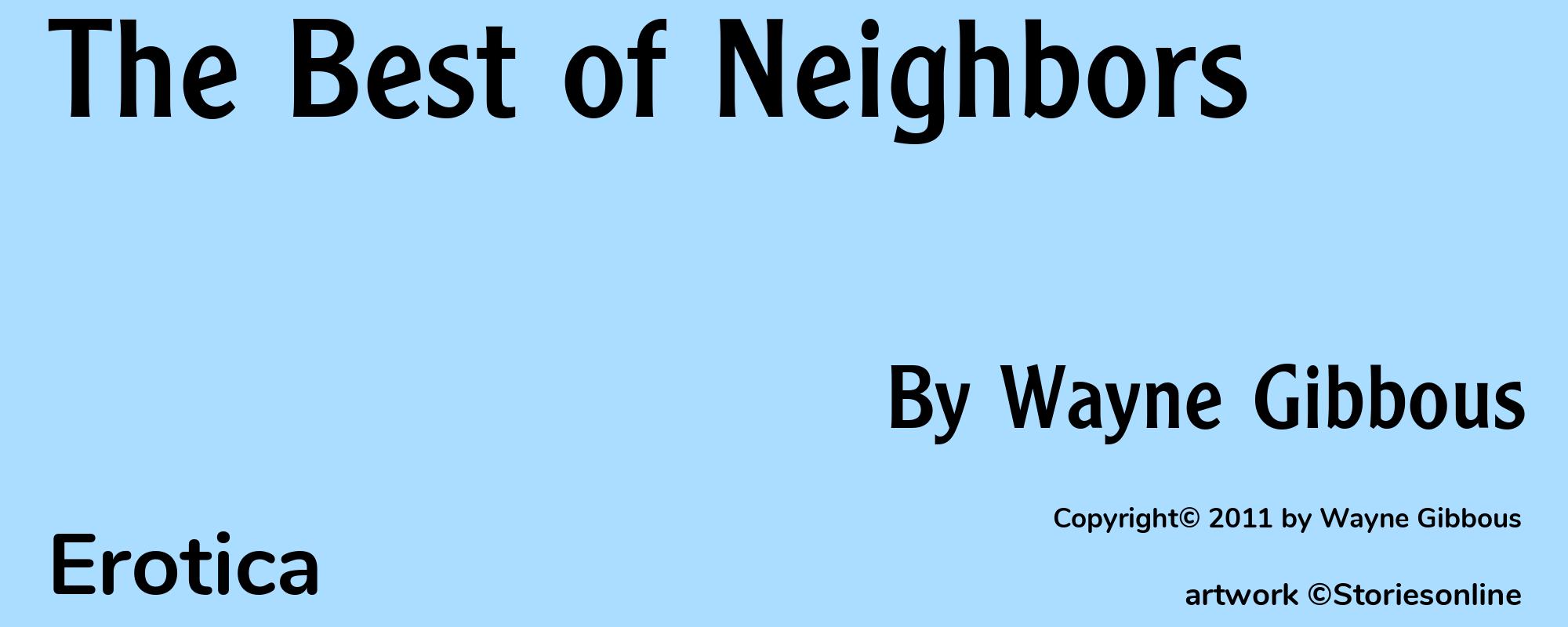 The Best of Neighbors - Cover