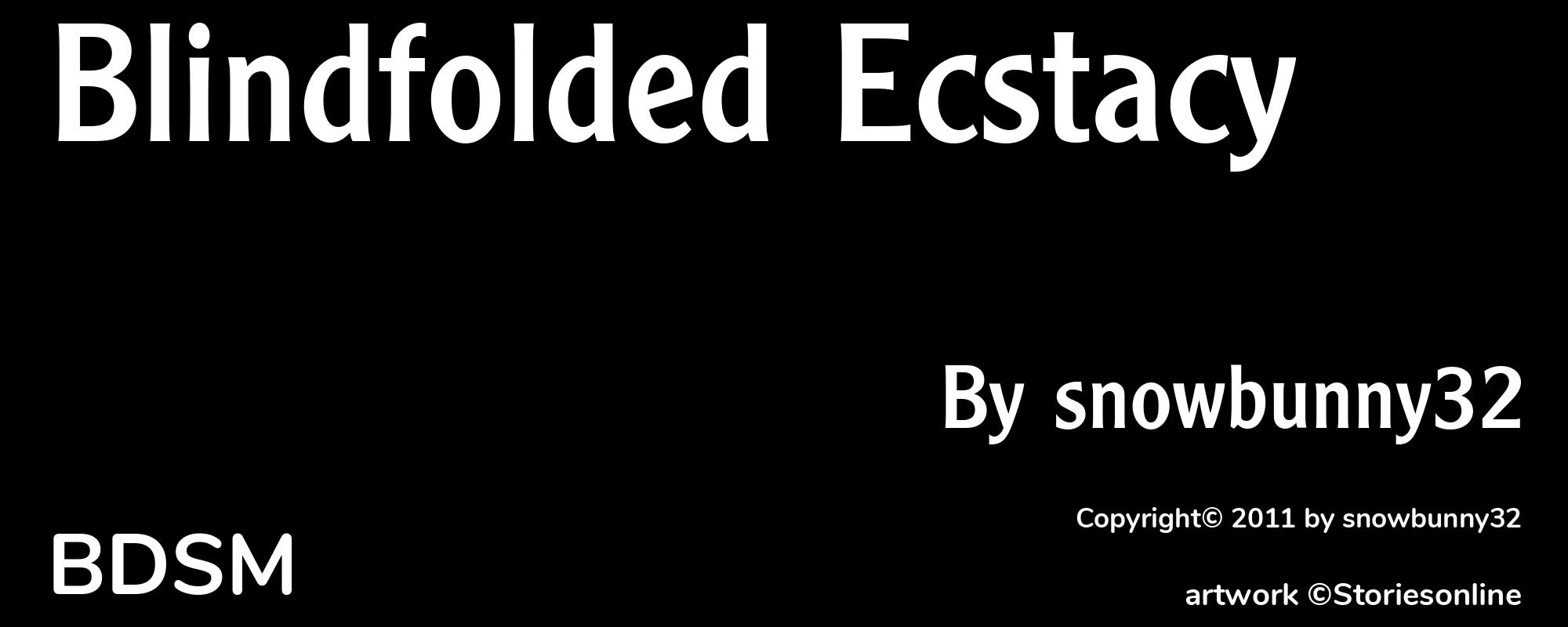 Blindfolded Ecstacy - Cover