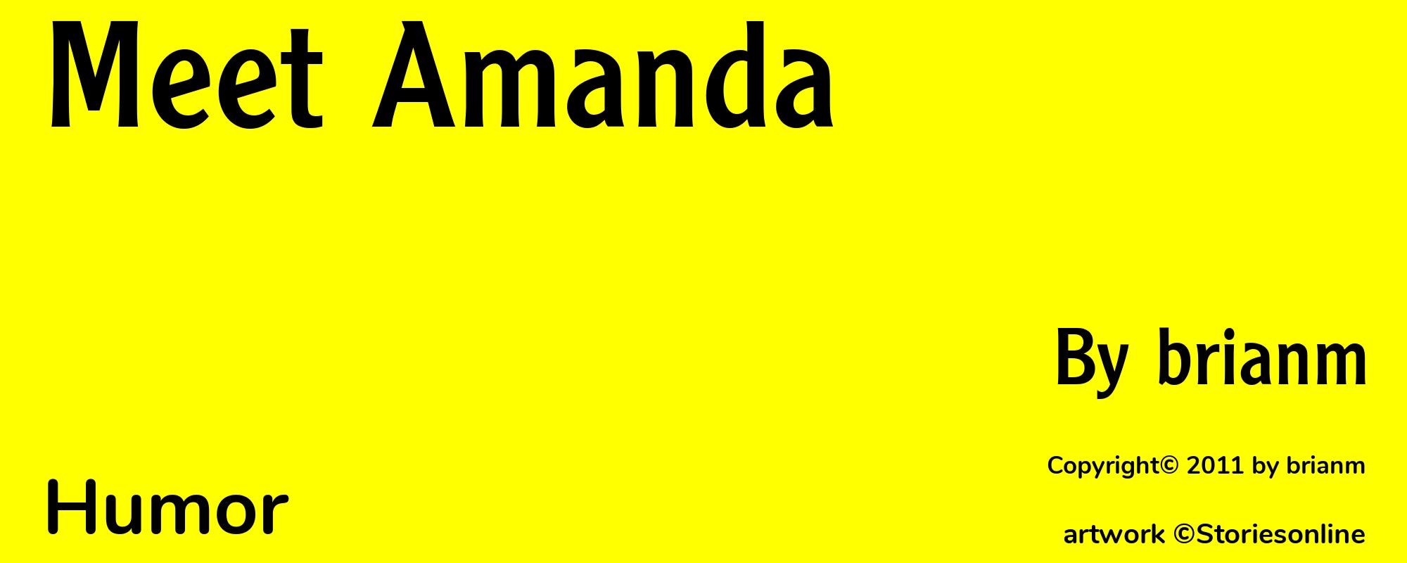 Meet Amanda - Cover