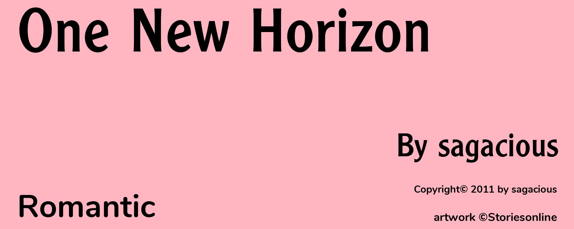 One New Horizon - Cover