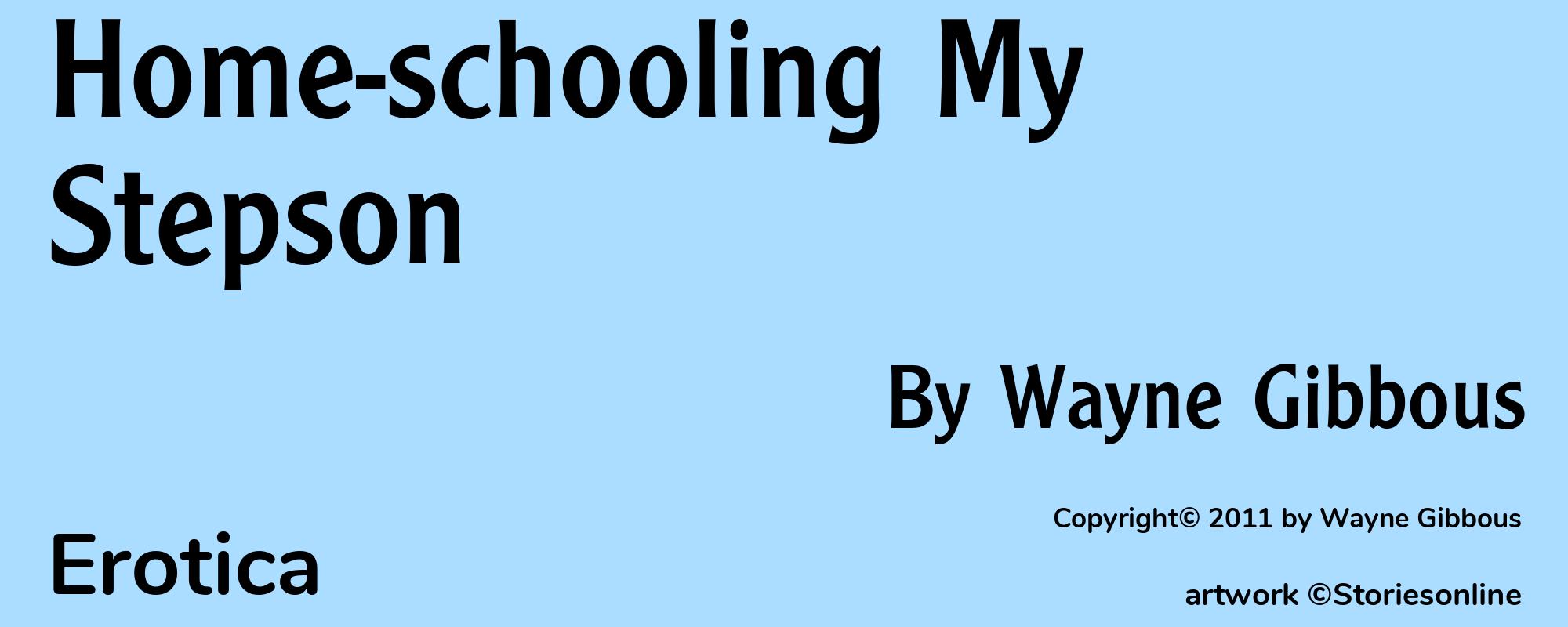 Home-schooling My Stepson - Cover