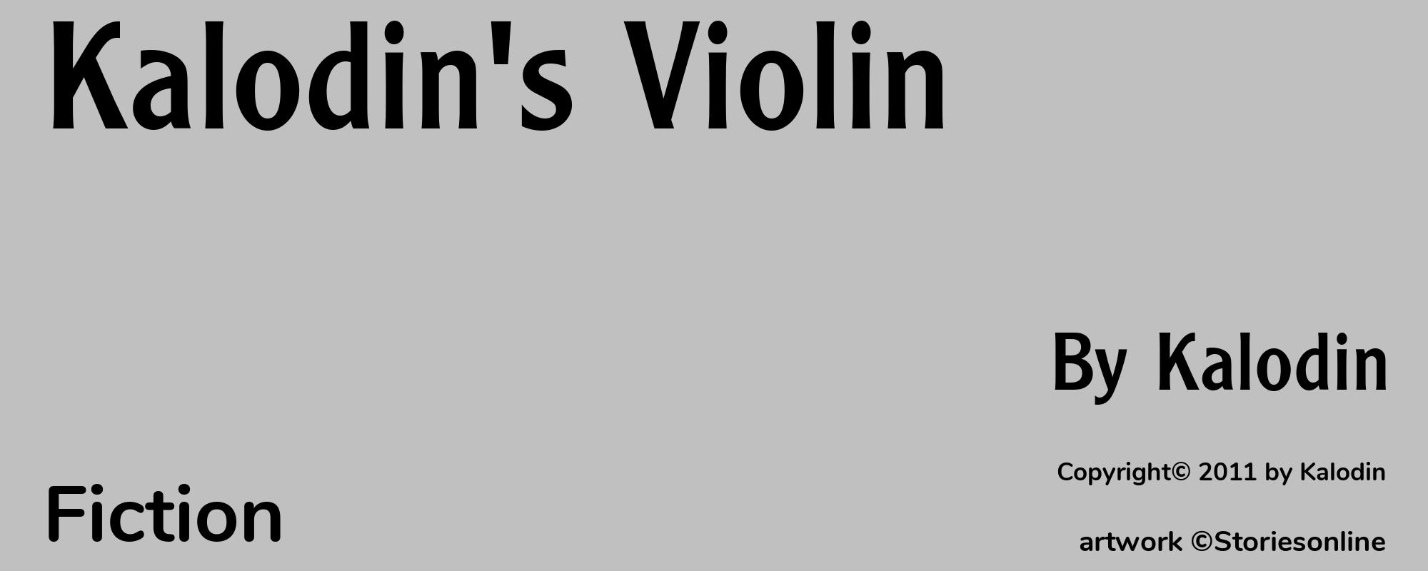 Kalodin's Violin - Cover