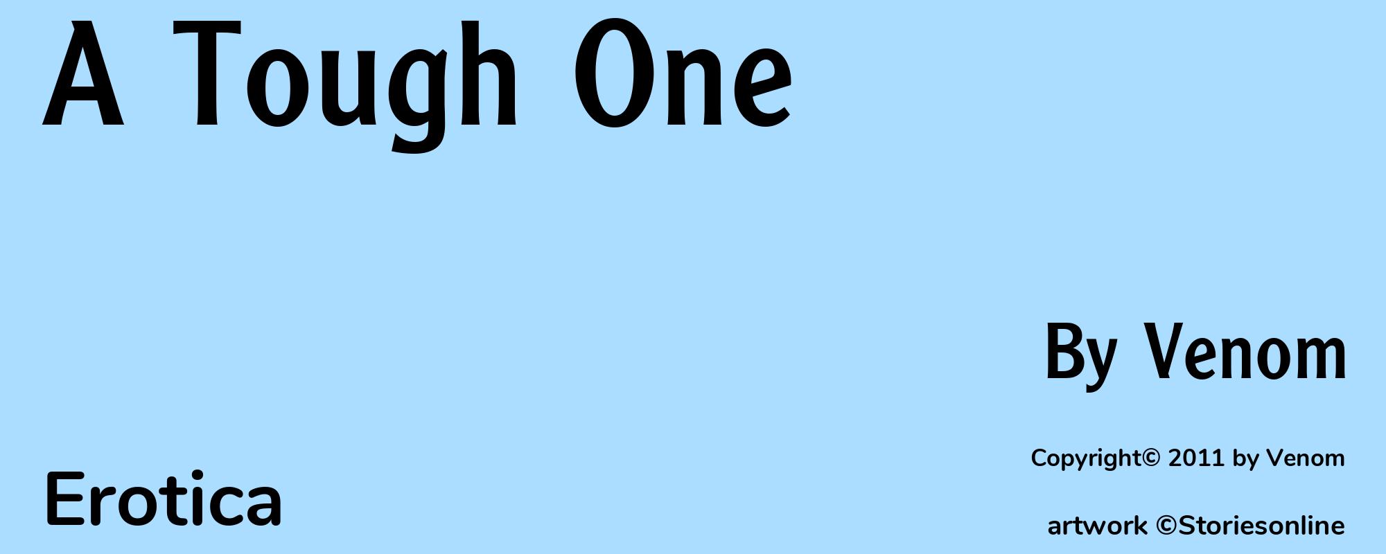 A Tough One - Cover