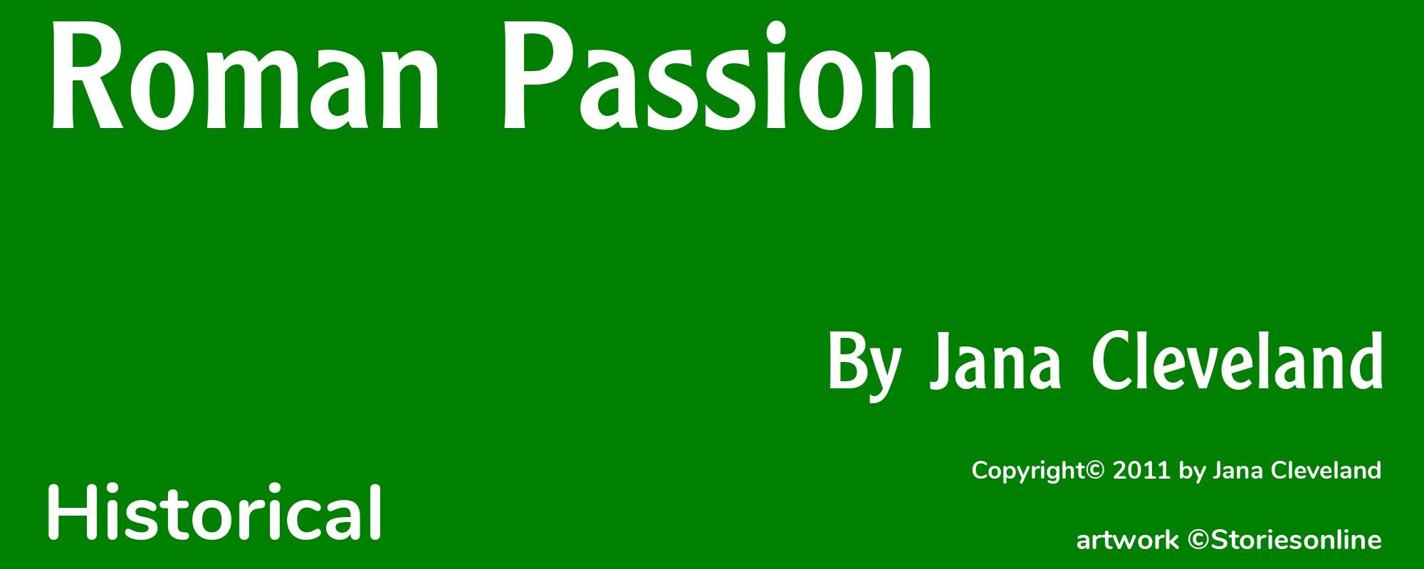 Roman Passion - Cover