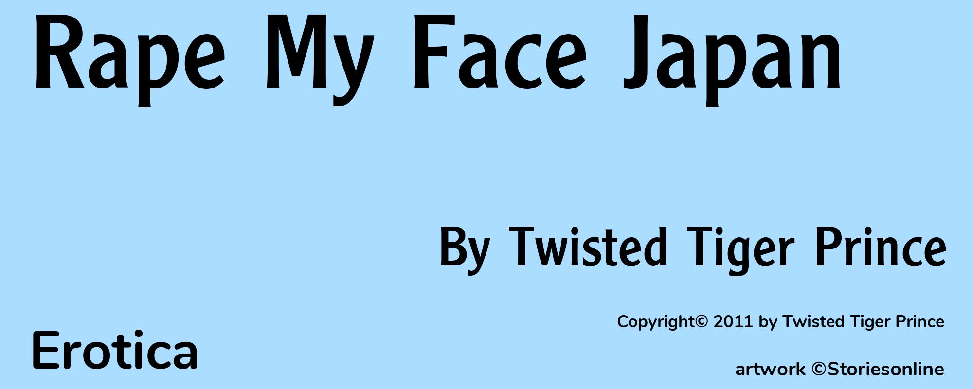 Rape My Face Japan - Cover