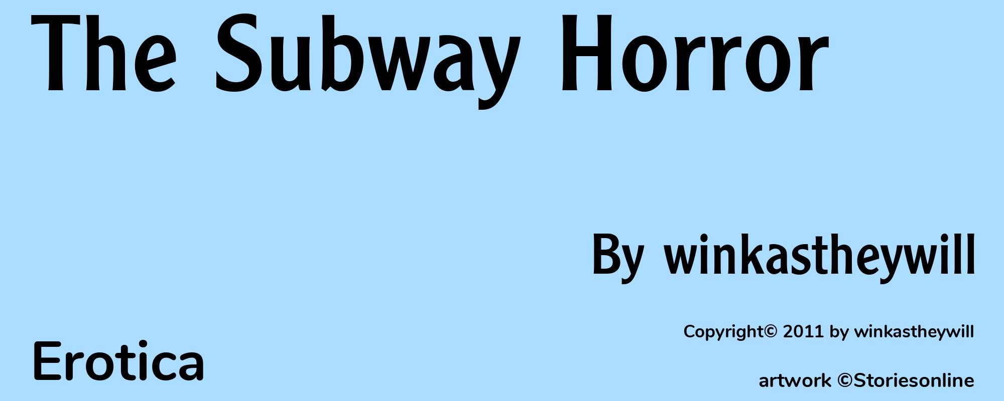 The Subway Horror - Cover