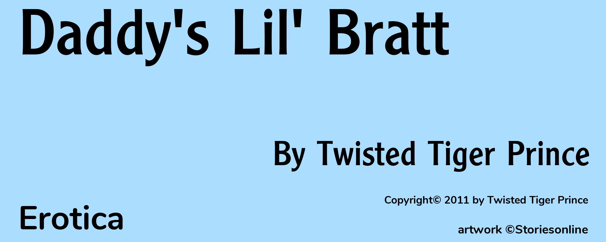 Daddy's Lil' Bratt - Cover