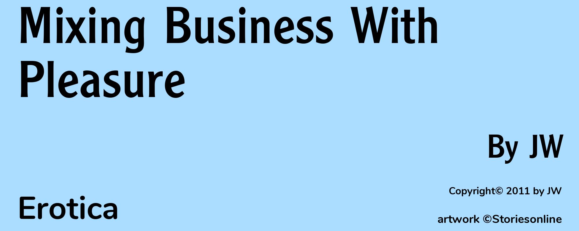 Mixing Business With Pleasure - Cover
