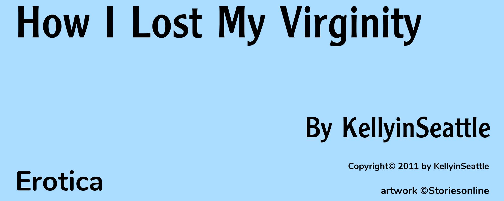 How I Lost My Virginity - Cover