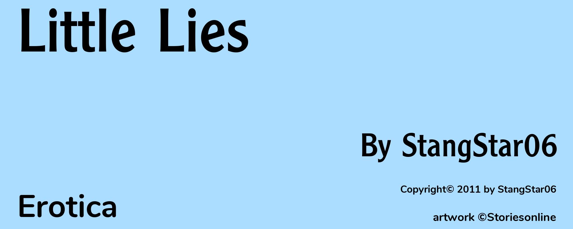 Little Lies - Cover