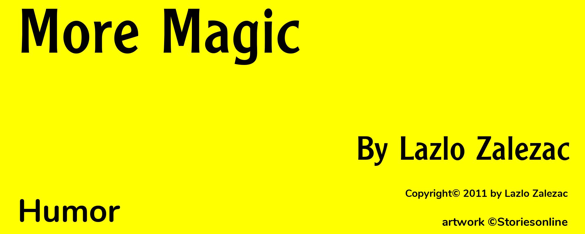 More Magic - Cover