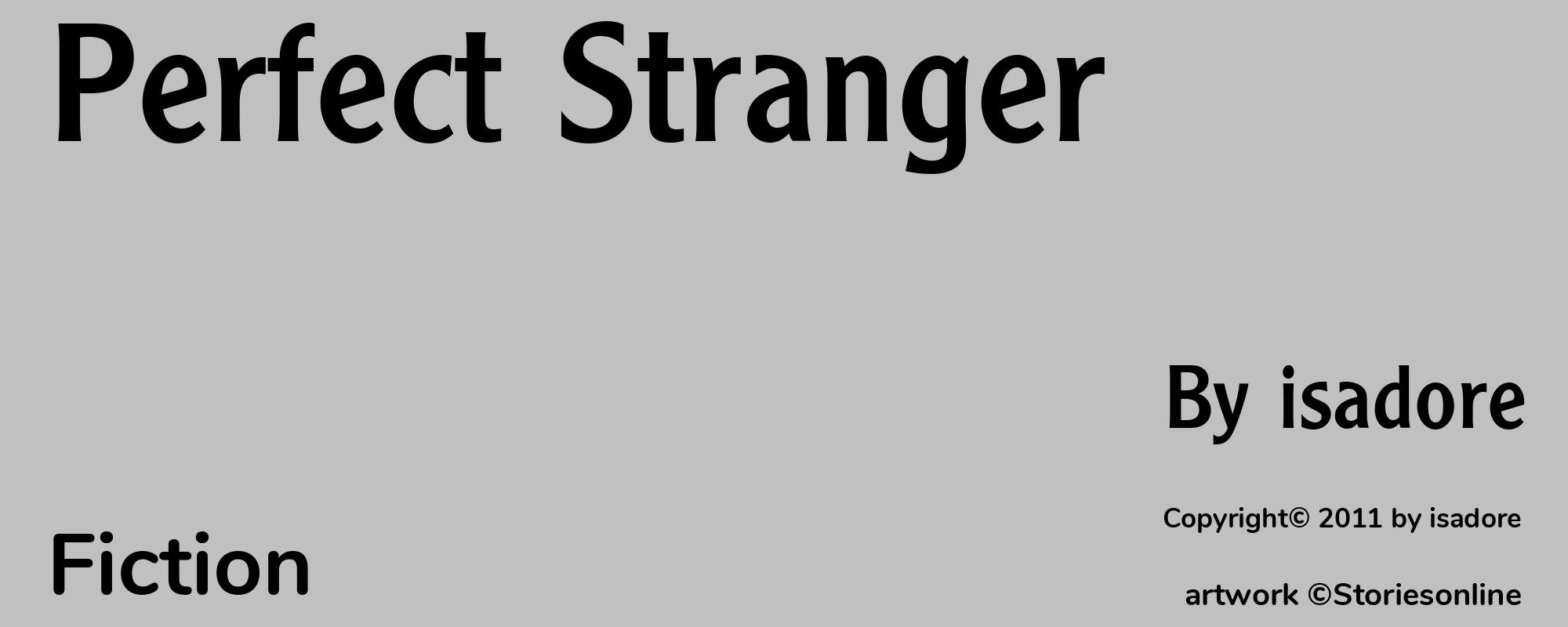 Perfect Stranger - Cover