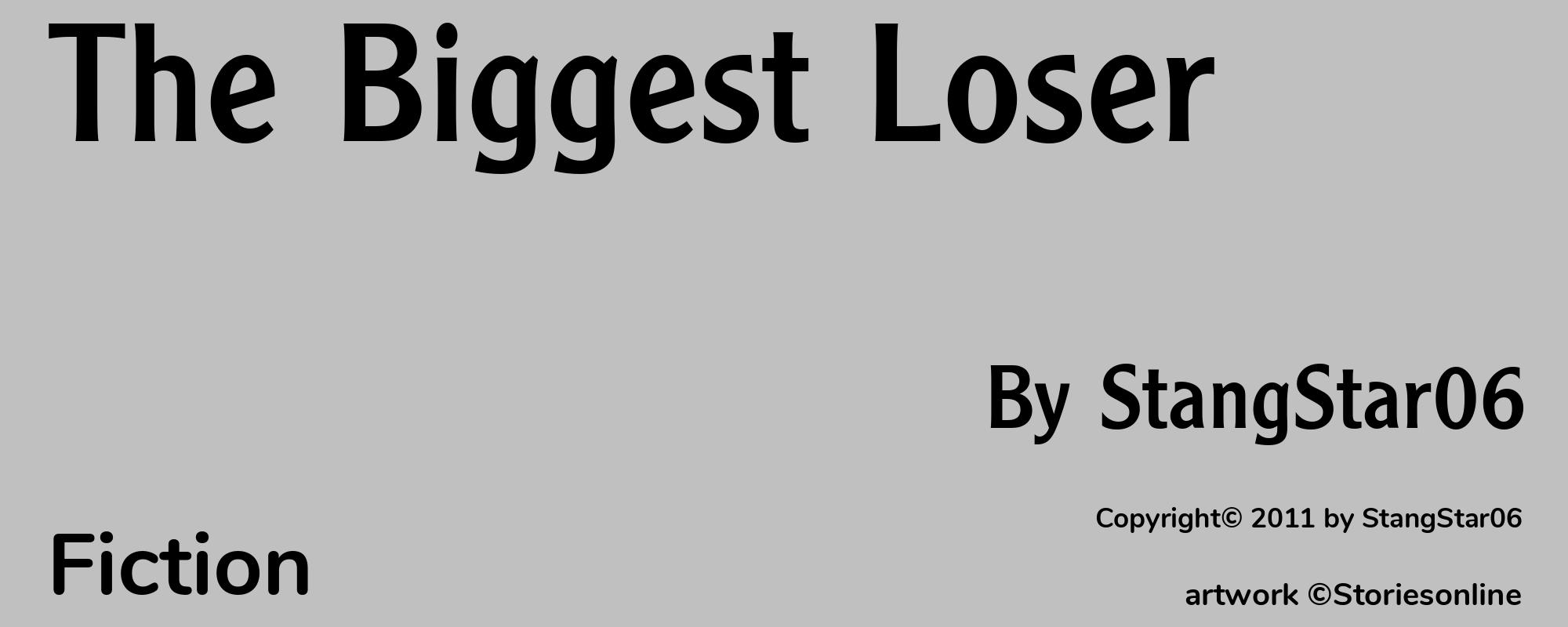 The Biggest Loser - Cover