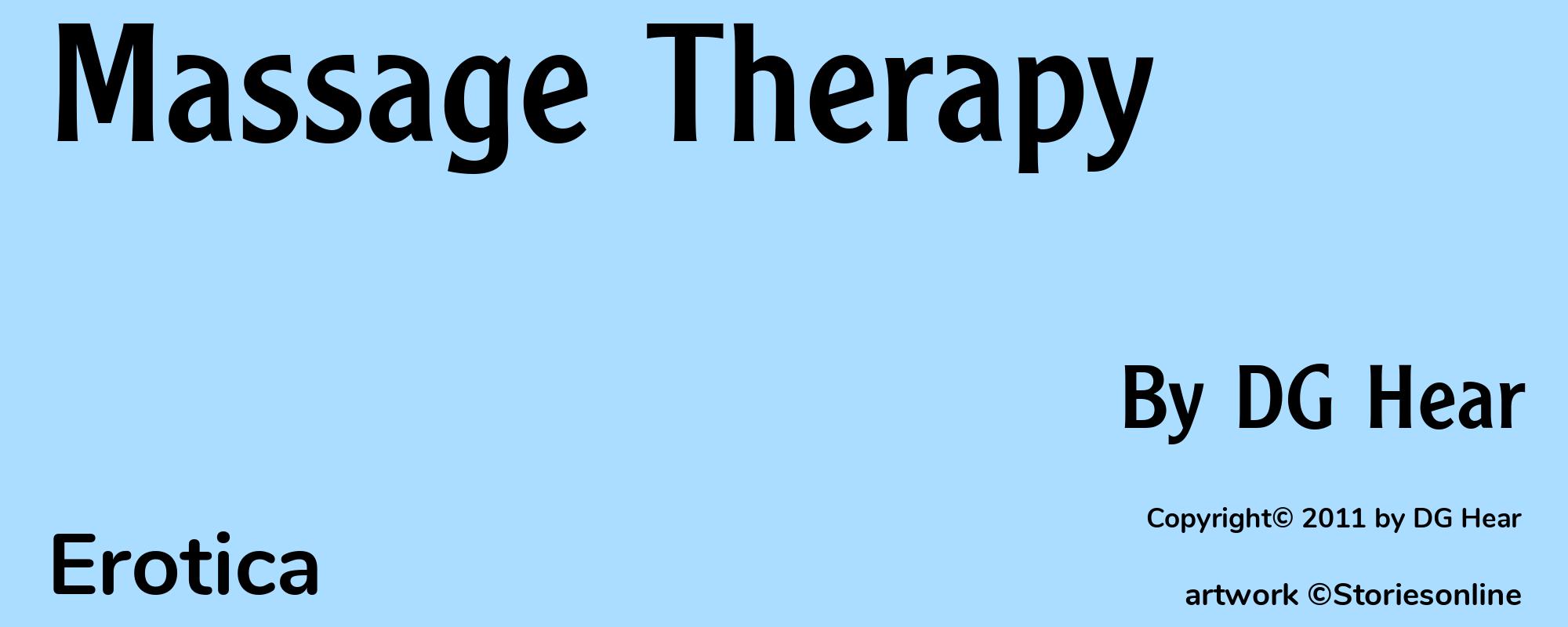 Massage Therapy - Cover