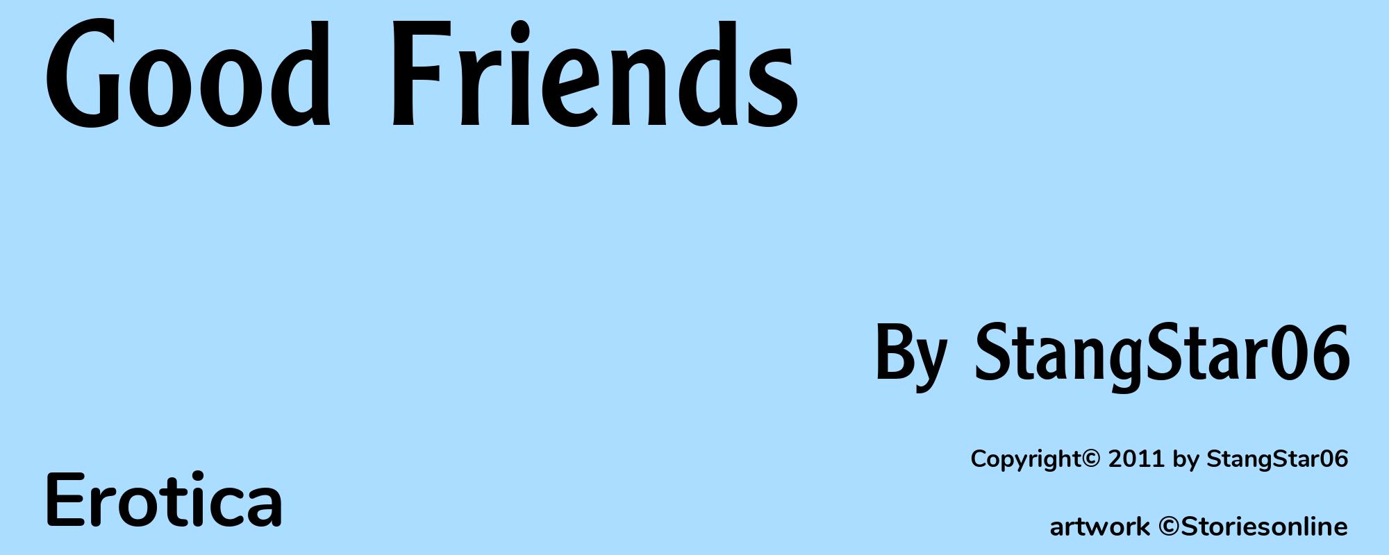 Good Friends - Cover