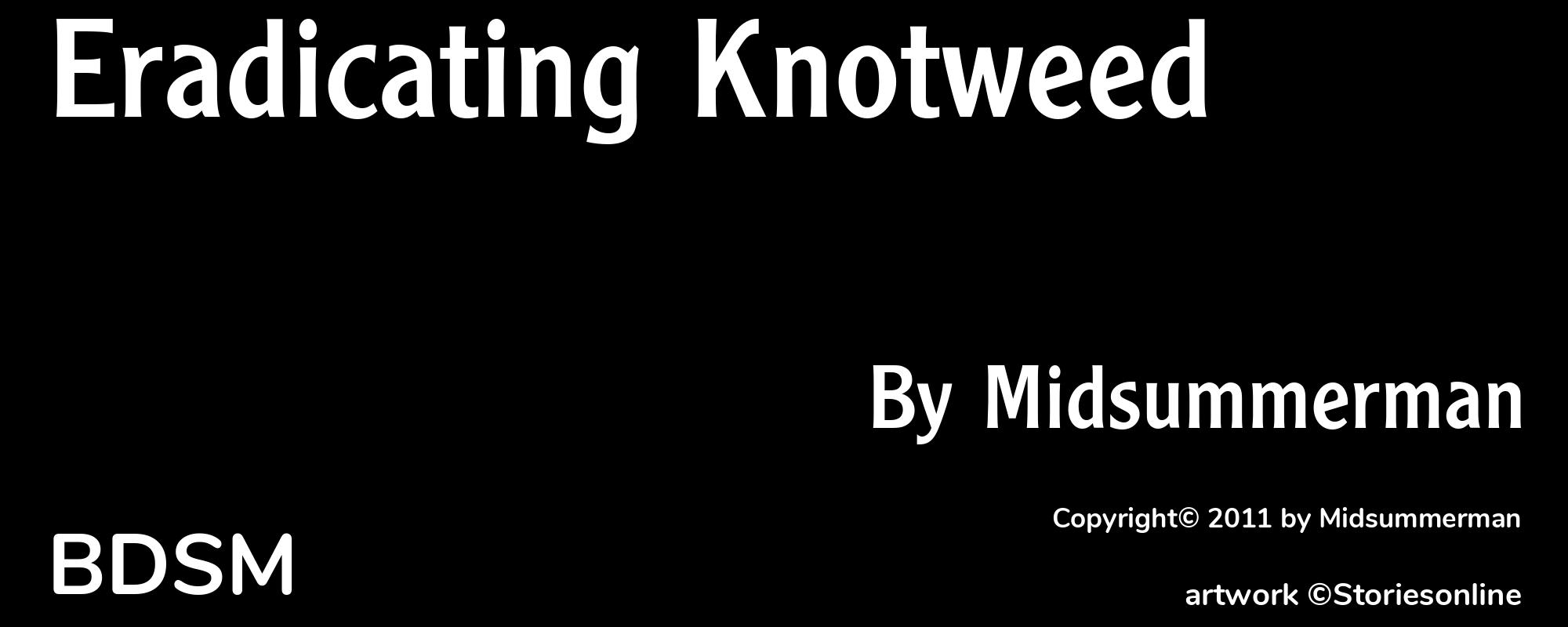 Eradicating Knotweed - Cover