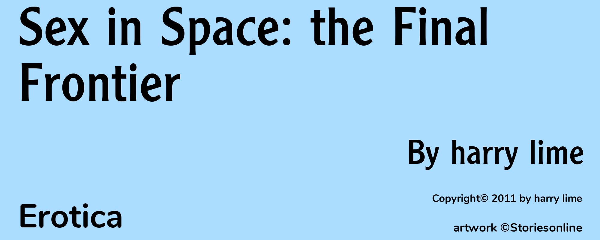 Sex in Space: the Final Frontier - Cover
